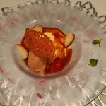 Relier - いちごのティラミスとあまおうのアイスクリーム