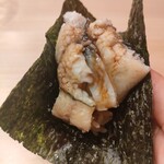 銀座 海味 - ウナギとあん肝の手巻き