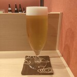 銀座 海味 - 生ビール アサヒ熟撰