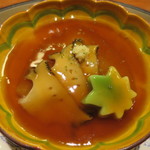 いと賀 - フカヒレとあわびのたまじ蒸し
