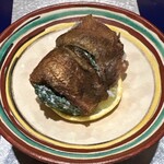 野嵯和 - メヒカリ　菊菜　白和え