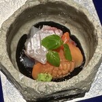 野嵯和 - 赤貝　鯛　海苔醤油