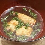 虎白 - 伊勢海老　筍　花山椒