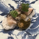 虎白 - 生鮑　餅米　飯蒸し