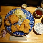 とんかつ七井戸 - 天城軍鶏のチキンカツ定食