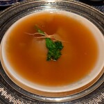 中国料理 皇苑 - フカヒレの姿煮込み　金華ハム添え