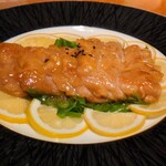 中国料理 皇苑 - 蒸し鶏のレモン風味