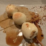 鳥よし 中目黒本店 - うずら　黄身は半熟！これは旨い！