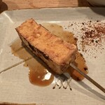 鳥よし 中目黒本店 - 厚揚げ　　香ばしさが良いね