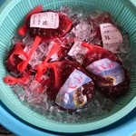 かみあり製麺 - 店内にて蜆売ってます