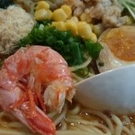 かみあり製麺 - 2014年7月　えび味噌らーめん