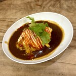 木の香り - やくぜんオムライスカレー ¥850- (税込)