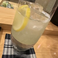 鮨 北條 - 自家製レモンスカッシュ