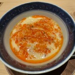 枯淡 - 淡々スープ？桜海老の脂が香ばしい