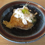 僧伽小野 一秀庵 - 強肴は「鱈カダイフ揚げ」です。