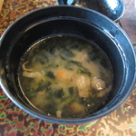 僧伽小野 一秀庵 - 汁物は「糸島午汁」です。