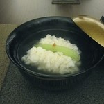 日本料理 晴山 - お椀:淡路の鱧  とても大きく立派な鱧にびっくり。お出汁も美味しい。