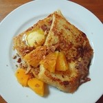 フレンチトースト　オレンジとバター