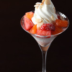 門前洋食 藤屋 - 八ヶ岳高原ソフトクリーム フルーツのマリネ