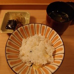 懐石 斉藤 - 食事：鯛飯♪