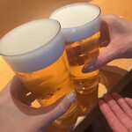 SUSHI TOKYO TEN、 - 乾杯〜♡♡おめでとさん