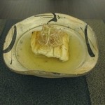 日本料理 晴山 - 穴子と冬瓜  上には茗荷の千切りが♪冬瓜はトロトロ。