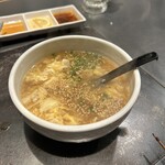 焼肉ホルモン 風土. - 究極の玉子スープ