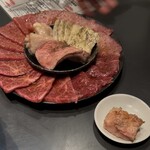 焼肉ホルモン 風土. - 黒毛和牛／特選コース（盛り合わせ）