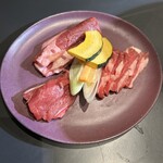 焼肉ホルモン 風土. - 石狩羊のジンギスカン（バラ、ウデ、サーロイン）