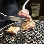 焼肉ホルモン 風土. - 「特選厚切り牛タン」