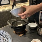 焼肉ホルモン 風土. - 土鍋ご飯／旭川の契約農家「市川農場ゆきさやか」