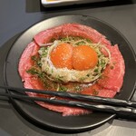 焼肉ホルモン 風土. - 「黒毛和牛カルパッチョ」