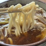 東京庵 - 『肉うどん』の麺