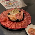 焼肉ホルモン 風土. - 「黒毛和牛　特選コース／盛り合わせ」