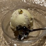 鮨 山浦 - 桜のジェラート