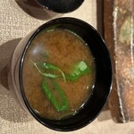 鮨 山浦 - しじみ味噌汁