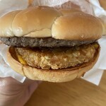 マクドナルド - ザク切りポテト&肉厚ビーフコク旨ガーリックマヨ