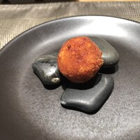 日本料理 「源氏」 - 一口のフォアグラコロッケ