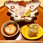 銀座 しのはら - 河豚刺し