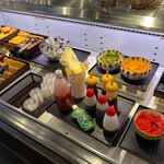 浜焼き漁師小屋 - 野菜、デザート。