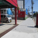 中華そば ふじい 芦原橋本店 - お店入口