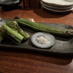 めんめ - そら豆とアスパラガス