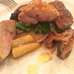 イル・ベヴィトーレ - お肉の下にお野菜があります