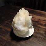 翠玉堂 - かき氷もも300円