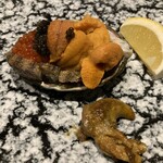 テッパン ル オムス - 鮑の肝が旨い