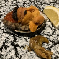 テッパン ル オムス - 鮑の肝が旨い