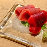 すしやのたい悟 - - 天然本鮪刺し（赤身、小トロ、中トロ）　／千葉県勝浦市　＊グルマンじゅんさん。＊mm5-3さん。