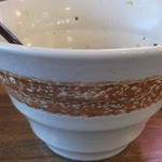 麺場 ふうらいぼう - 深鉢横から