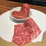 SATOブリアン七番 - 次の2点セット　サーロインにカイノミ