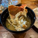 古酒蔵 山桜 - サービスのあら汁②